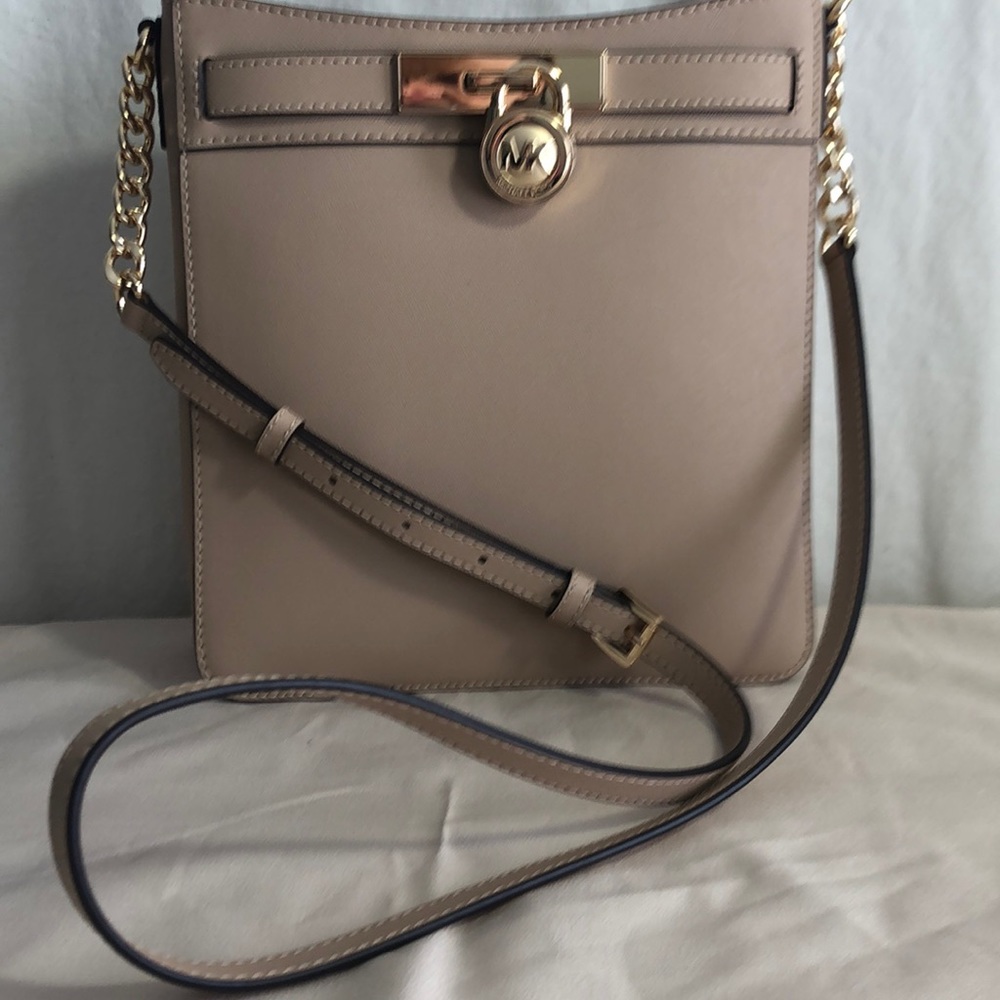 Michael Kors leather messenger crossover